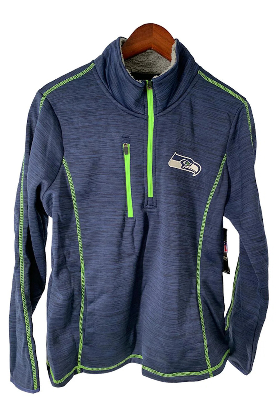 NFL Women's Transitional Half Zip Pullover Seahawks - Regular